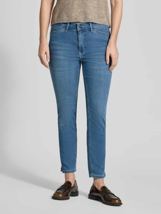 Zdjęcie produktu Jeans o kroju slim fit z mieszanki bawełny model 'DREAM SUMMER' MAC Ciemnoniebieski