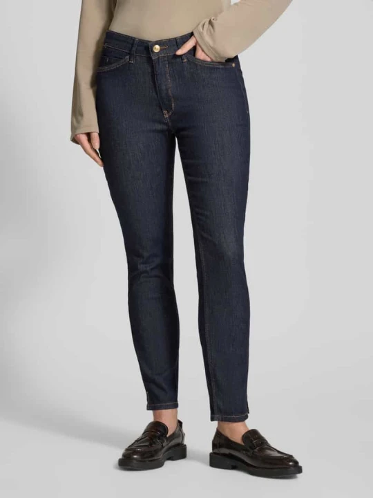 Zdjęcie produktu Jeans o kroju slim fit z mieszanki bawełny model 'DREAM SUMMER' MAC Ciemnoniebieski