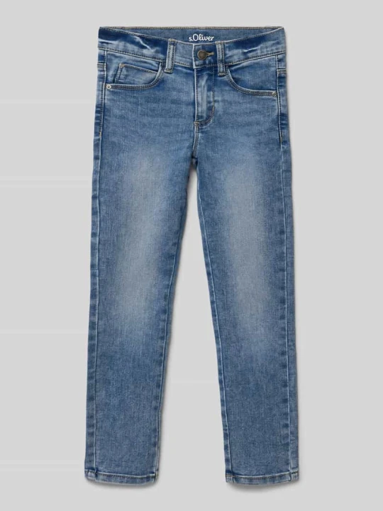 Zdjęcie produktu Jeansy o kroju slim fit z mieszanki bawełny model ‘KATHY’ s.Oliver Niebieski