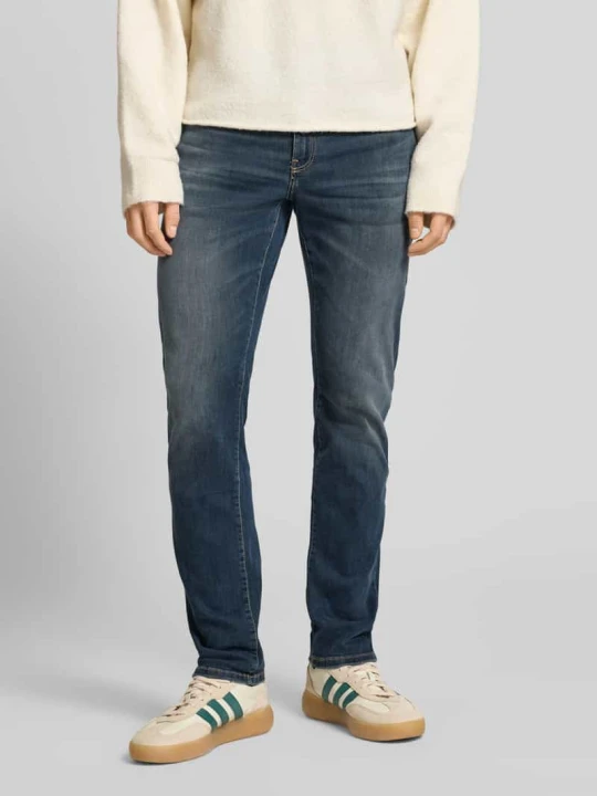 Zdjęcie produktu Jeansy o kroju slim fit z mieszanki bawełny model „LOOM” Only & Sons Jeansowy niebieski