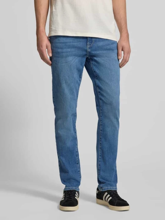 Zdjęcie produktu Jeansy o kroju slim fit z mieszanki bawełny model „LOOM” Only & Sons Jeansowy niebieski