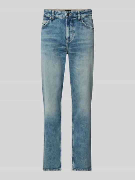 Zdjęcie produktu jeansy o kroju slim fit z mieszanki bawełny model 'ONYX-2- BO' Boss Błękitno-niebieski