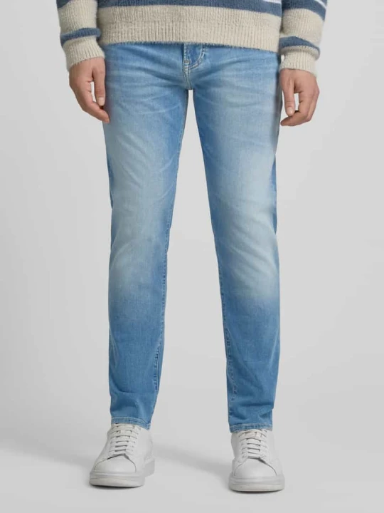 Zdjęcie produktu Jeansy o kroju slim fit z mieszanki bawełny model 'ONYX' Boss Jeansowy niebieski