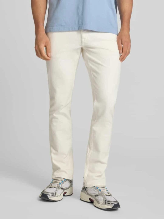 Zdjęcie produktu Jeansy o kroju slim fit z mieszanki bawełny model 'SCANTON SLIM' Tommy Jeans Biały