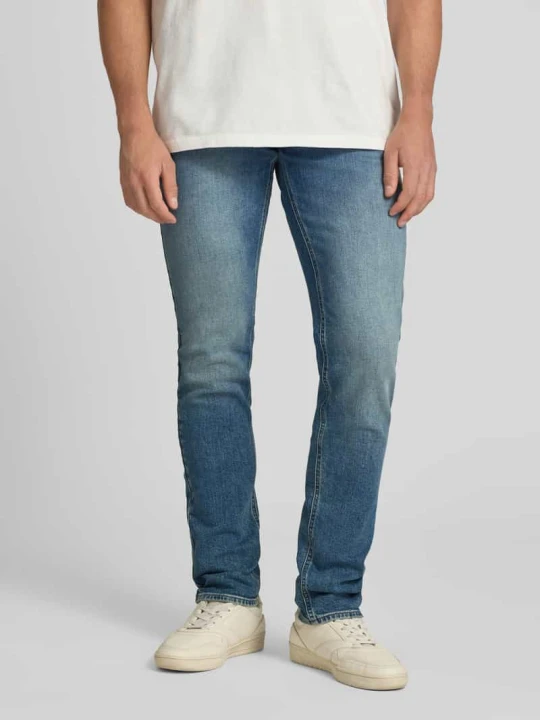 Zdjęcie produktu Jeansy o kroju slim fit z mieszanki bawełny model 'SCANTON SLIM' Tommy Jeans Niebieski