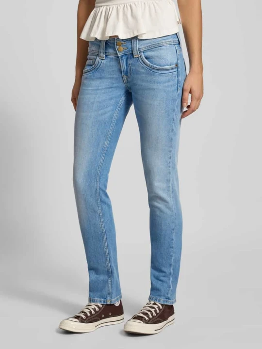 Zdjęcie produktu Jeansy o kroju slim fit z mieszanki bawełny Pepe Jeans Błękitno-niebieski