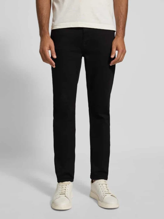 Zdjęcie produktu Jeansy o kroju slim fit z mieszanki bawełny Tommy Hilfiger Czarny