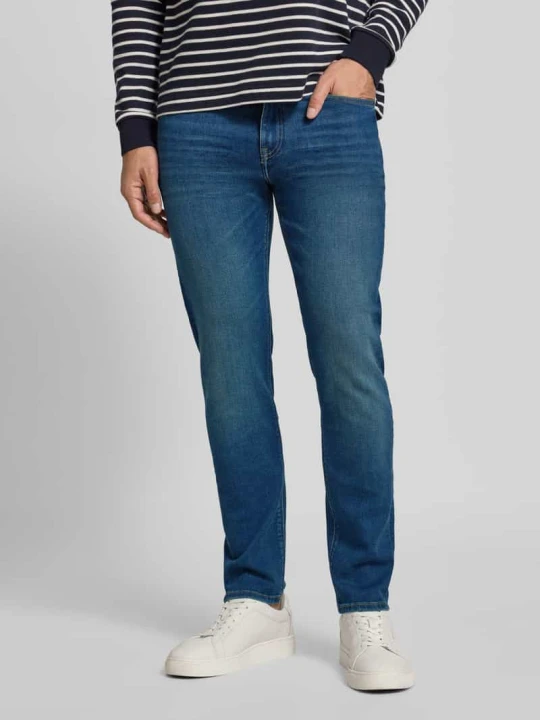 Zdjęcie produktu Jeansy o kroju slim fit z mieszanki bawełny Tommy Hilfiger Jeansowy niebieski