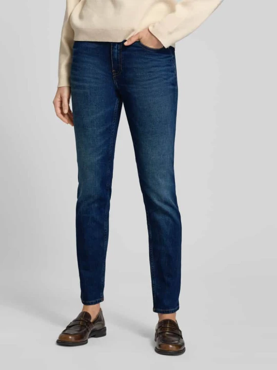 Zdjęcie produktu Jeansy o kroju slim fit z mieszanki bawełny Tommy Hilfiger Jeansowy niebieski