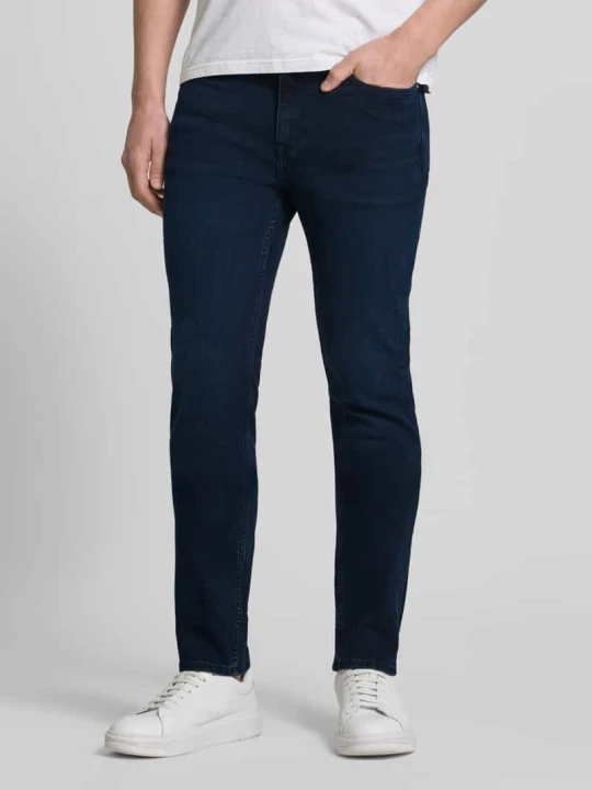 Zdjęcie produktu Jeansy o kroju slim fit z mieszanki bawełny Tommy Hilfiger Granatowy