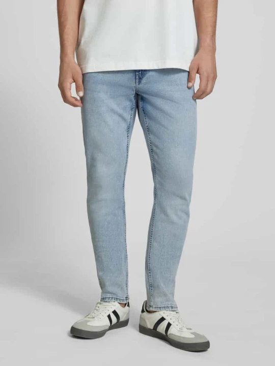 Zdjęcie produktu Jeansy o kroju slim fit z mieszanki bawełny z dodatkiem wiskozy model 'LOOM' Only & Sons Jasnoniebieski