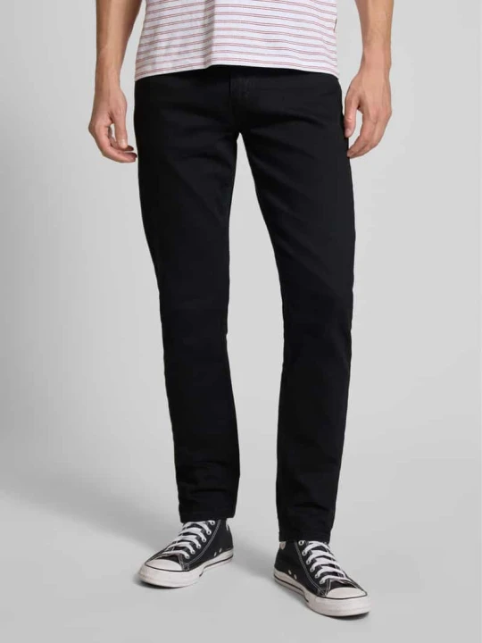 Zdjęcie produktu Jeansy o kroju slim fit z mieszanki bawełny z naszywką z logo model ‘515’ Levi's Czarny