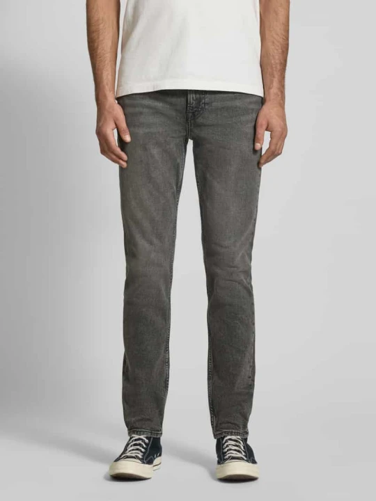 Zdjęcie produktu Dżinsy w kroju slim fit z naszywką z logo model 'HEARST' Calvin Klein Jeans Ciemnoszary