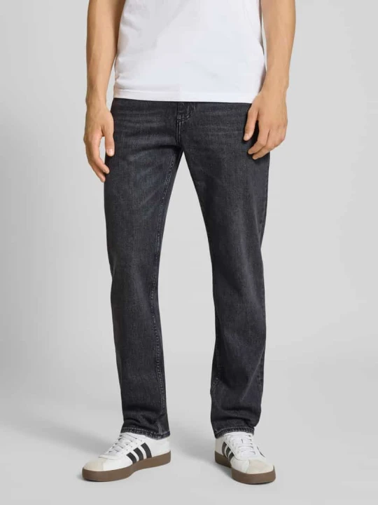 Zdjęcie produktu Jeansy o kroju slim fit z prostą nogawką z mieszanki bawełny Tommy Jeans Ciemnoszary