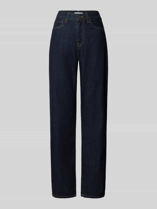 Zdjęcie produktu Jeansy o kroju slim fit zapięcie na guzik model 'Noxon' Carhartt WIP Ciemnoniebieski