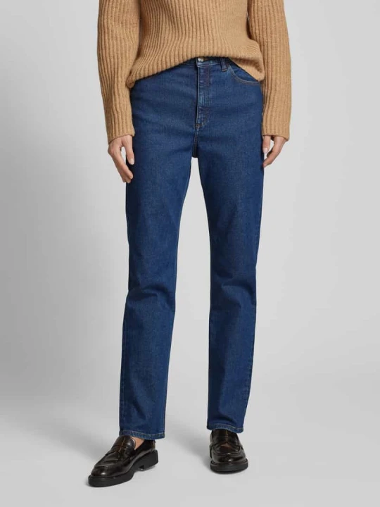 Zdjęcie produktu Jeansy o kroju slim fit zapinane na guzik i zamek błyskawiczny model ‘POEMA’ IVY & OAK Niebieski