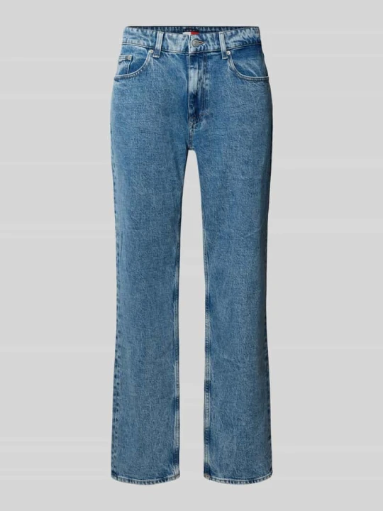 Zdjęcie produktu Jeansy o kroju slim straight fit z mieszanki bawełny model 'RYAN' Tommy Jeans Jeansowy niebieski