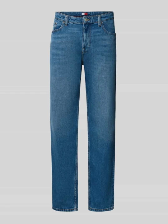 Zdjęcie produktu Jeansy o kroju slim straight fit z mieszanki bawełny model 'RYAN' Tommy Jeans Jeansowy niebieski