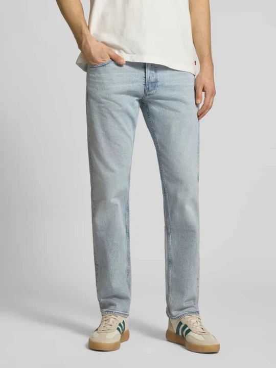 Zdjęcie produktu Jeansy o kroju slim tapered fit z wpuszczanymi kieszeniami model 'Streem' G-Star Raw Jasnoniebieski