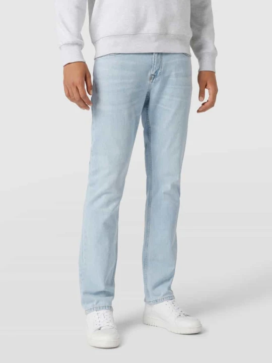 Zdjęcie produktu Jeansy o kroju straight fit REVIEW Jasnoniebieski