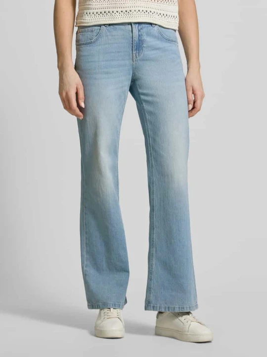 Zdjęcie produktu Jeansy o kroju straight fit w 5 kieszeni model 'Marlena' MOS MOSH Jasnoniebieski