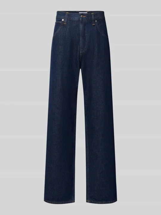 Zdjęcie produktu Jeansy o kroju straight fit w 5 kieszeni model 'TYRELL' Edwin Jeansowy niebieski