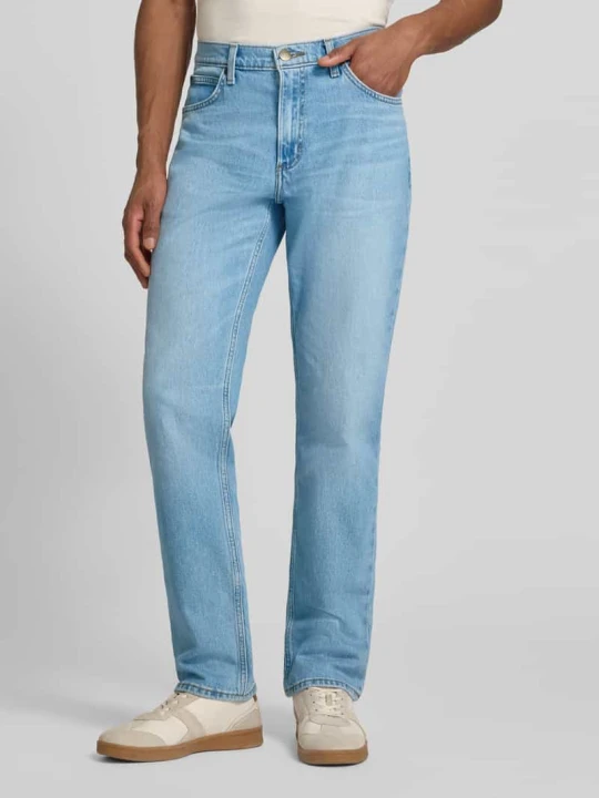 Zdjęcie produktu Jeansy o kroju straight fit w 5 kieszeni model 'WEST' Lee Jasnoniebieski