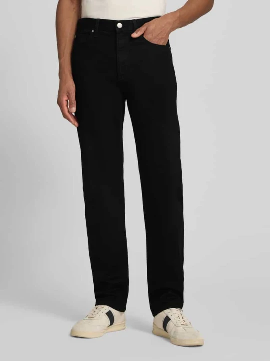 Zdjęcie produktu Jeansy o kroju straight fit w 5 kieszeni model 'WEST' Lee Czarny