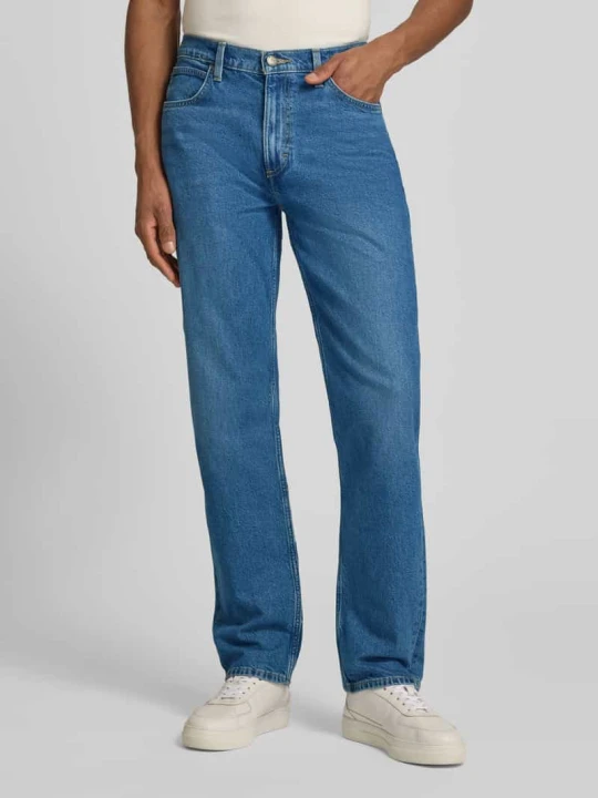 Zdjęcie produktu Jeansy o kroju straight fit w 5 kieszeni model 'WEST' Lee Jeansowy niebieski