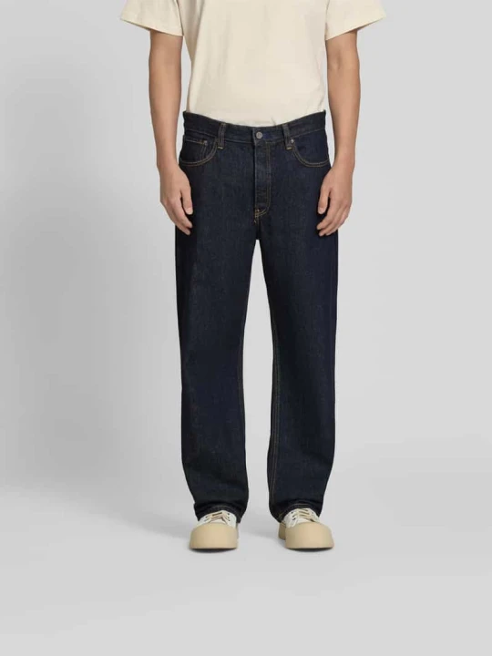 Zdjęcie produktu Jeans o kroju straight fit w 5 kieszeni Won Hundred Ciemnoniebieski