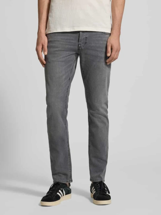 Zdjęcie produktu Jeansy o kroju straight fit w stylu 5-kieszeniowym model 'GLENN' Jack&Jones Średnioszary