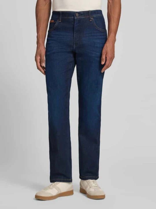 Zdjęcie produktu Jeansy o kroju straight fit w stylu 5-kieszeniowym model 'Texas' Wrangler Jeansowy niebieski