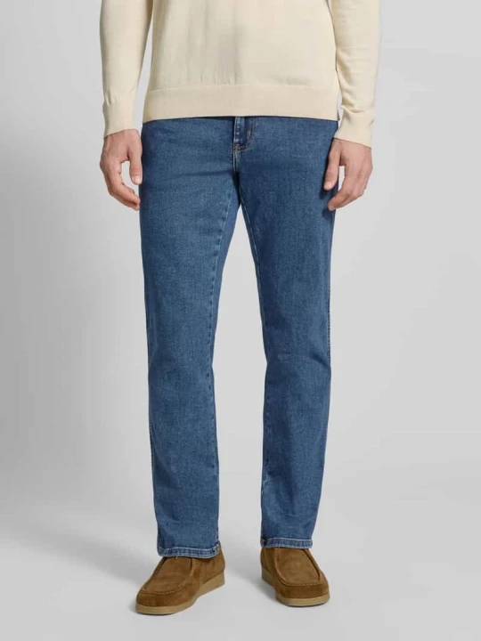 Zdjęcie produktu Jeansy o kroju straight fit w stylu 5-kieszeniowym model 'Texas' Wrangler Jeansowy niebieski