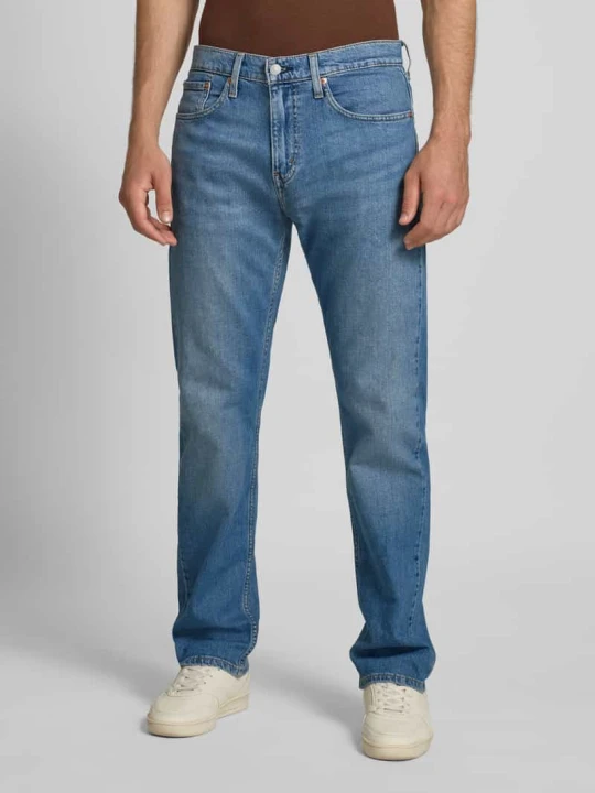 Zdjęcie produktu Jeansy o kroju straight fit z 5 kieszeniami Levi's Jeansowy niebieski