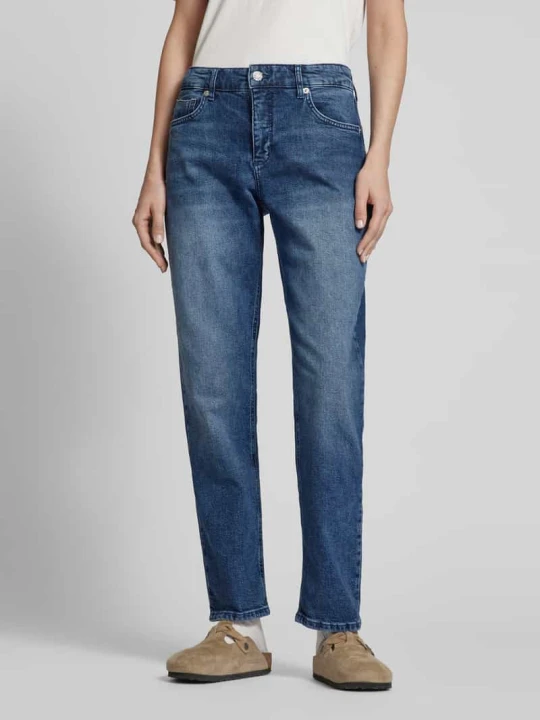 Zdjęcie produktu Jeansy o kroju straight fit z 5 kieszeniami MAC Ciemnoniebieski