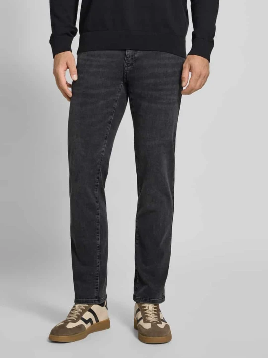 Zdjęcie produktu jeansy o kroju slim fit z 5 kieszeni MCNEAL Średnioszary