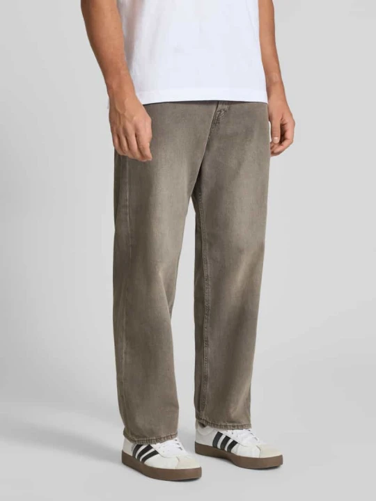 Zdjęcie produktu Jeansy o kroju straight fit z 5 kieszeniami model ‘Alex’ Jack&Jones Jasnoszary
