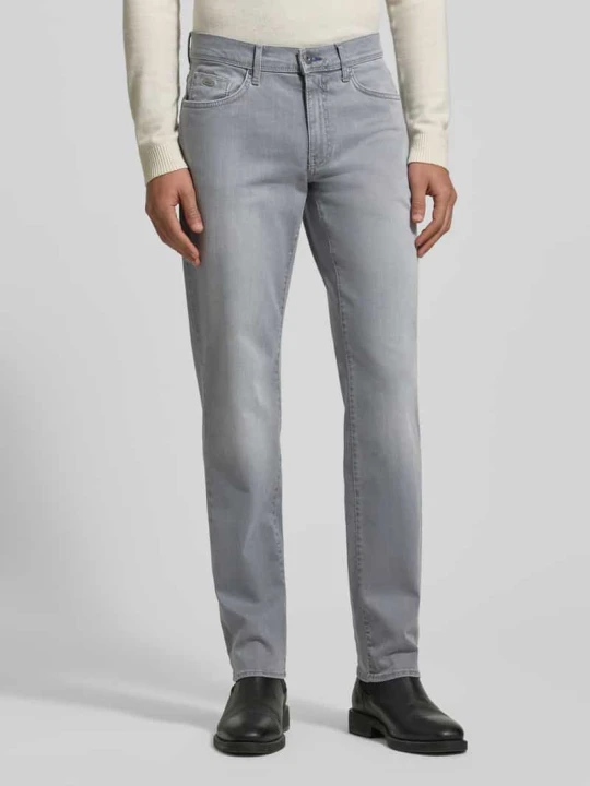 Zdjęcie produktu Jeansy o kroju regular fit z 5 kieszeni Model 'Cadiz' BRAX Jasnoszary