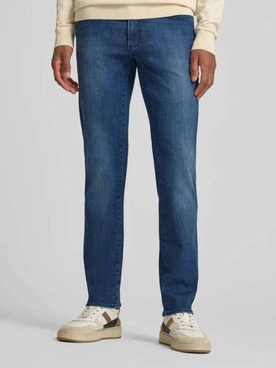 Zdjęcie produktu Jeansy Slim Fit z 5-kieszeniowym designem model 'Chuck' BRAX Niebieski