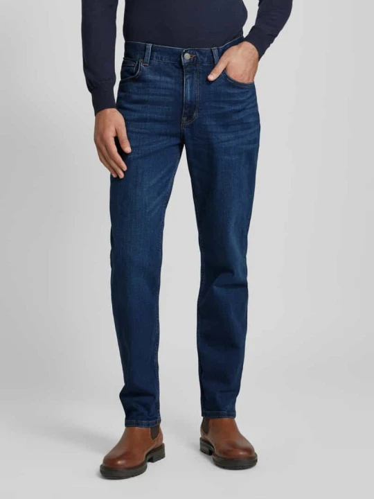 Zdjęcie produktu Jeansy w kroju regular fit w stylu 5-kieszeniowym model 'DENTON' Tommy Hilfiger Jeansowy niebieski