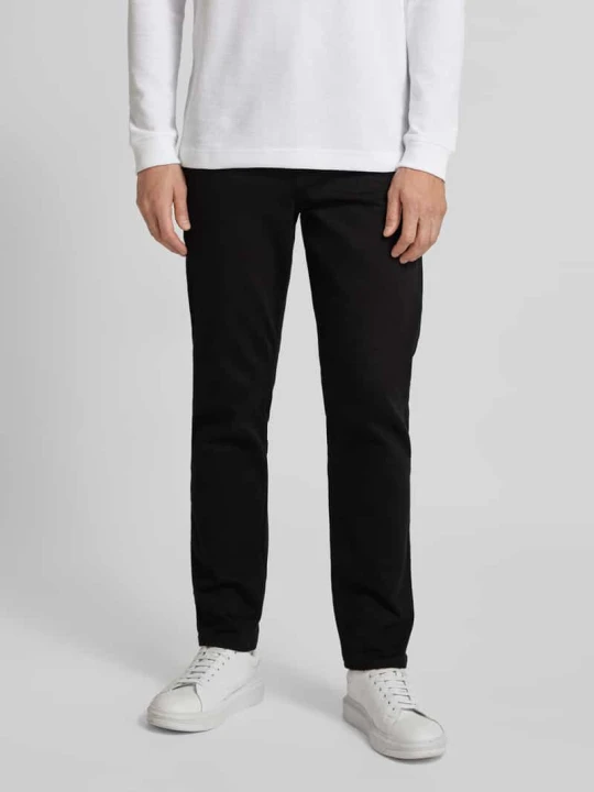 Zdjęcie produktu Jeansy o kroju straight fit z 5 kieszeniami model ‘HARLEM’ Tommy Hilfiger Czarny
