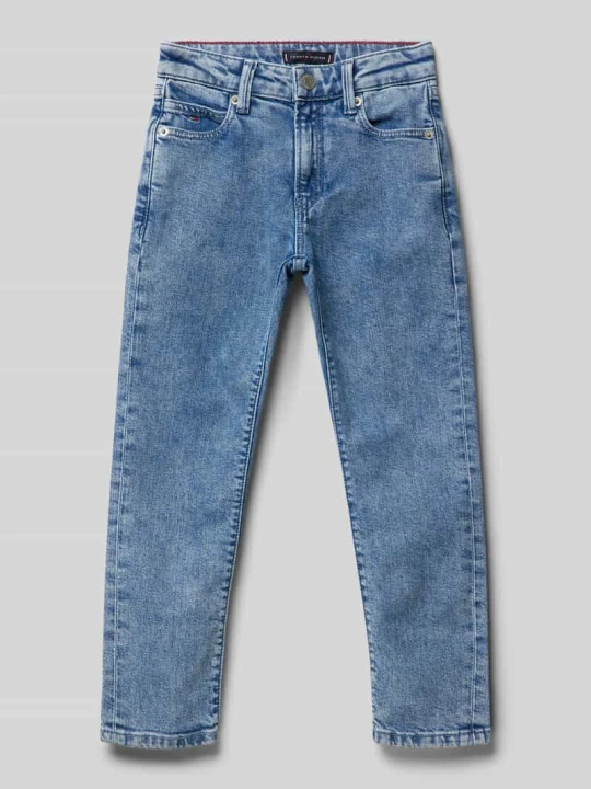 Zdjęcie produktu Jeansy o kroju straight fit z 5 kieszeniami Tommy Hilfiger Niebieski