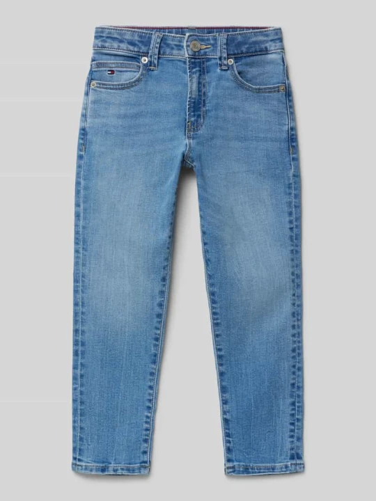 Zdjęcie produktu Jeansy o kroju straight fit z 5 kieszeniami Tommy Hilfiger Niebieski