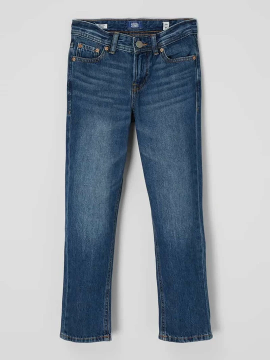Zdjęcie produktu Jeansy o kroju straight fit z bawełny model ‘Clark’ Jack&Jones Niebieski