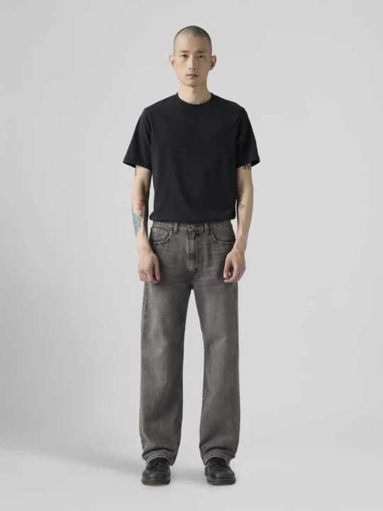 Zdjęcie produktu Jeansy o kroju straight fit z czystej bawełny model '565™' Levi's Ciemnoszary