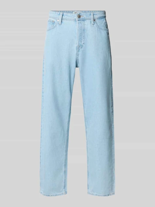 Zdjęcie produktu Jeansy o kroju straight fit z czystej bawełny model 'Alex' Jack&Jones Jasnoniebieski