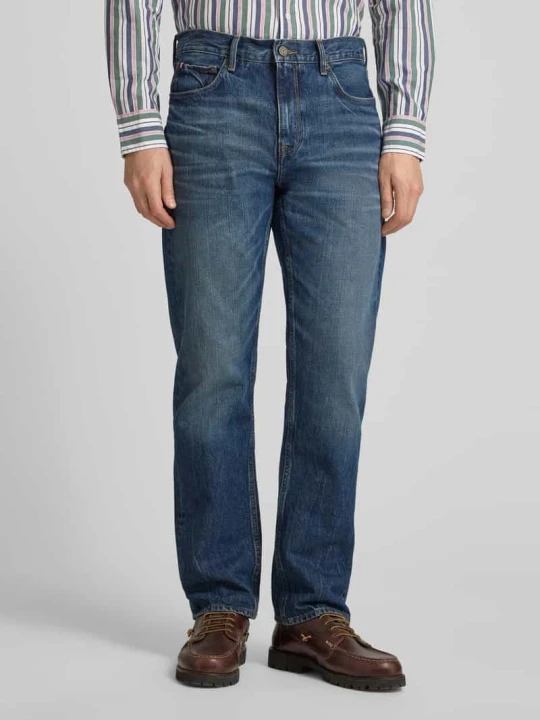 Zdjęcie produktu Jeansy o kroju regular fit z czystej Bawełna Model 'DOVER' Tommy Hilfiger Jeansowy niebieski