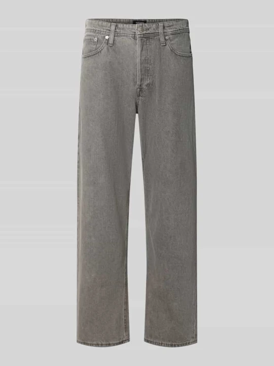 Zdjęcie produktu Jeansy o kroju straight fit z czystej bawełny model 'Eddie' Jack&Jones Średnioszary