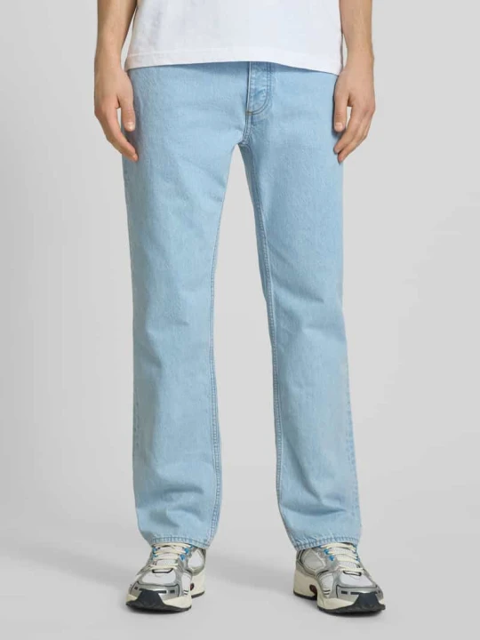 Zdjęcie produktu Jeansy o kroju straight fit z czystej bawełny model 'JONAH' Hugo Jasnoniebieski
