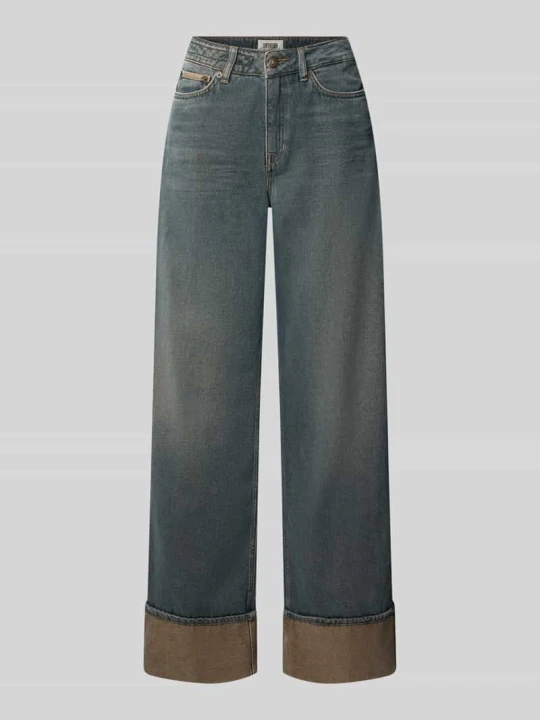 Zdjęcie produktu Jeansy o kroju straight fit z czystej bawełny model 'Medley' Drykorn Niebieski